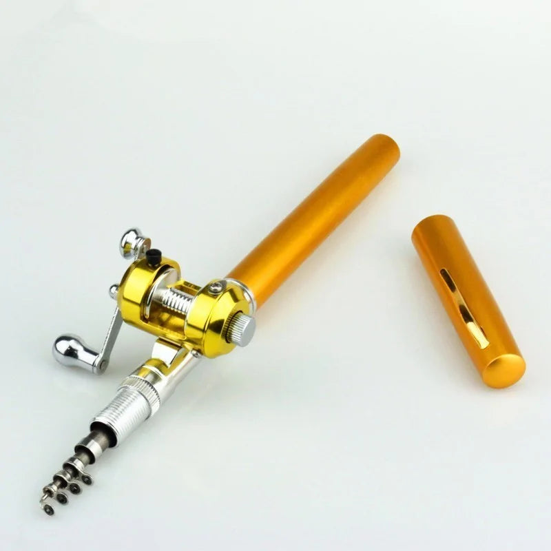 Pen-Size Mini Fishing Rod with Reel Ravenrock