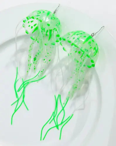 Neon Jellyfish Earrings My Store